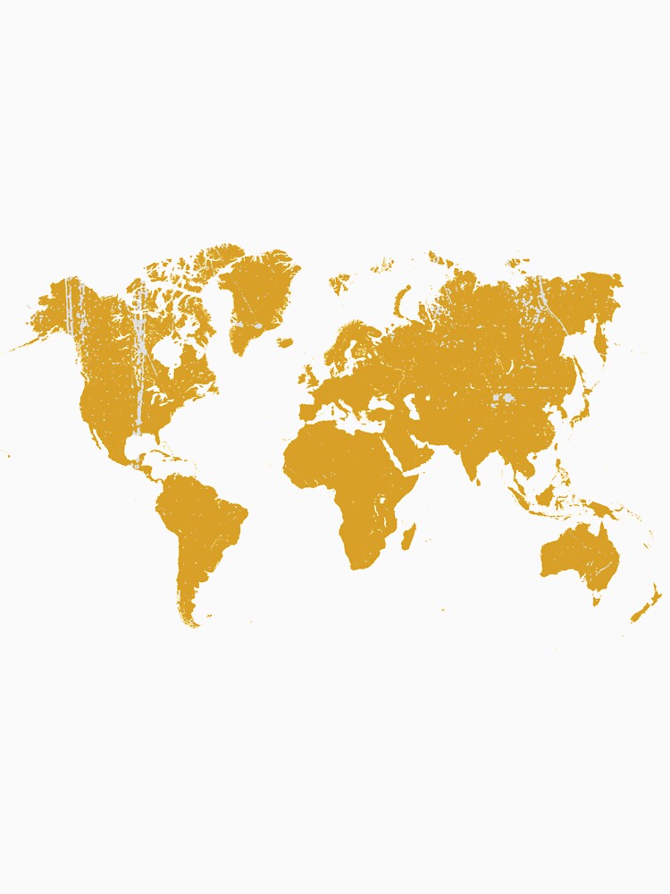 Grunge world map by adiosmillet