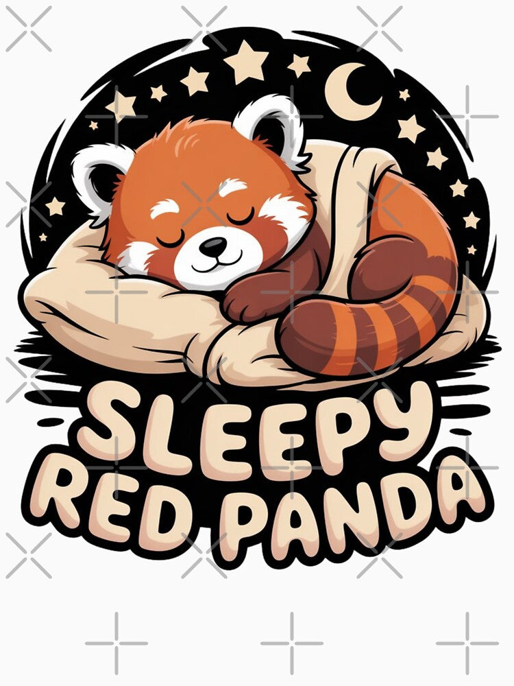 Red Panda Sleep Pajamas by sinkedink