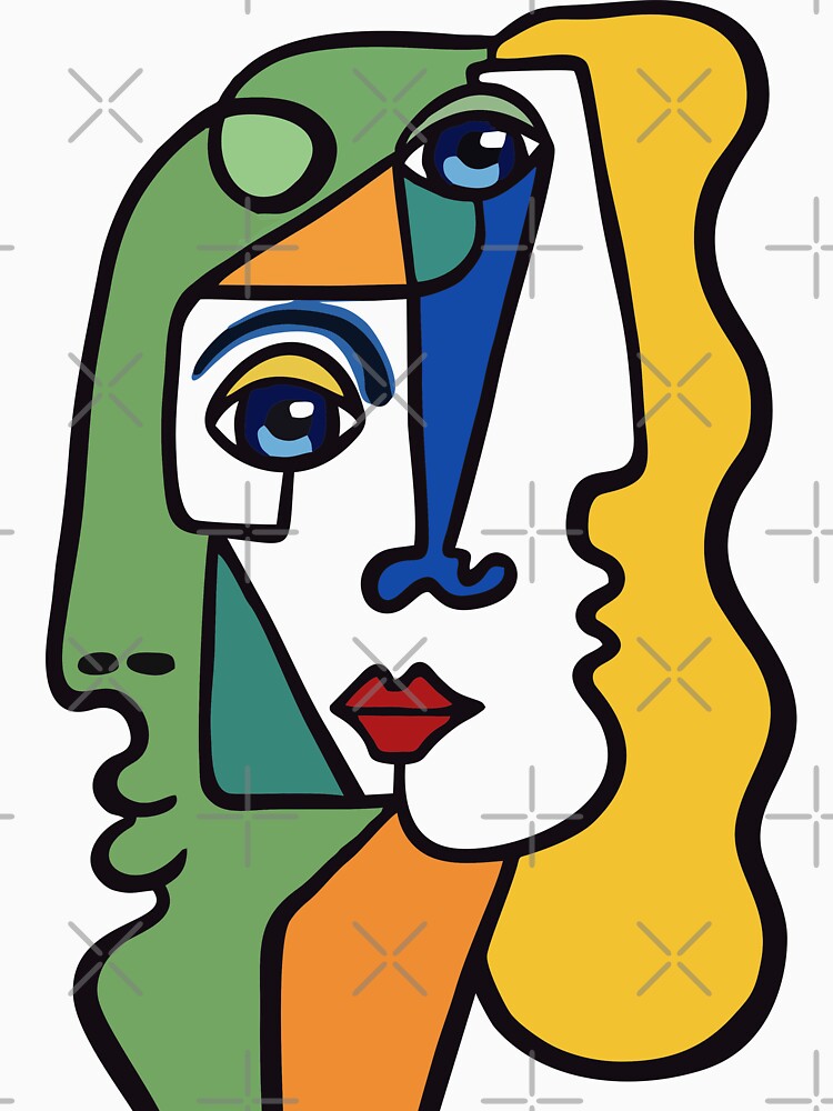 Lineart Streetwear | Abstract Art | Skatewear Premium T-Shirt by Fzenata