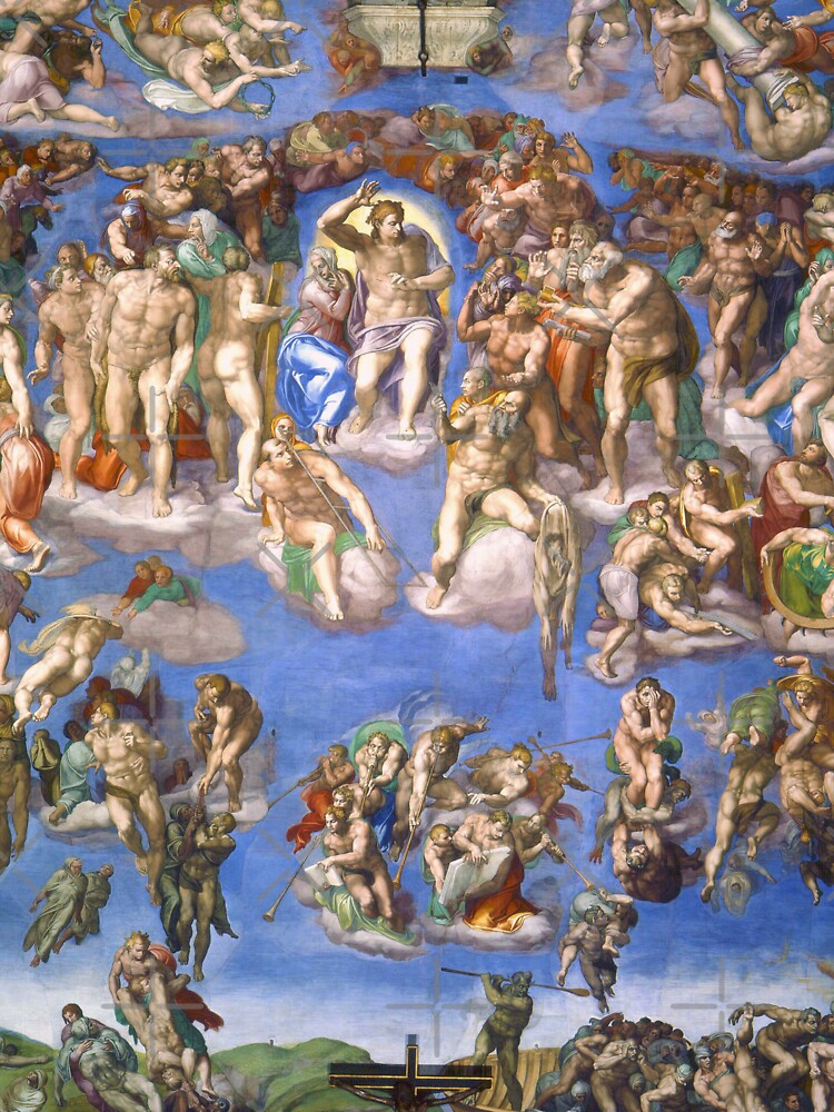 Michelangelo "Last Judgment" 1537-41 by Alexandra Dahl
