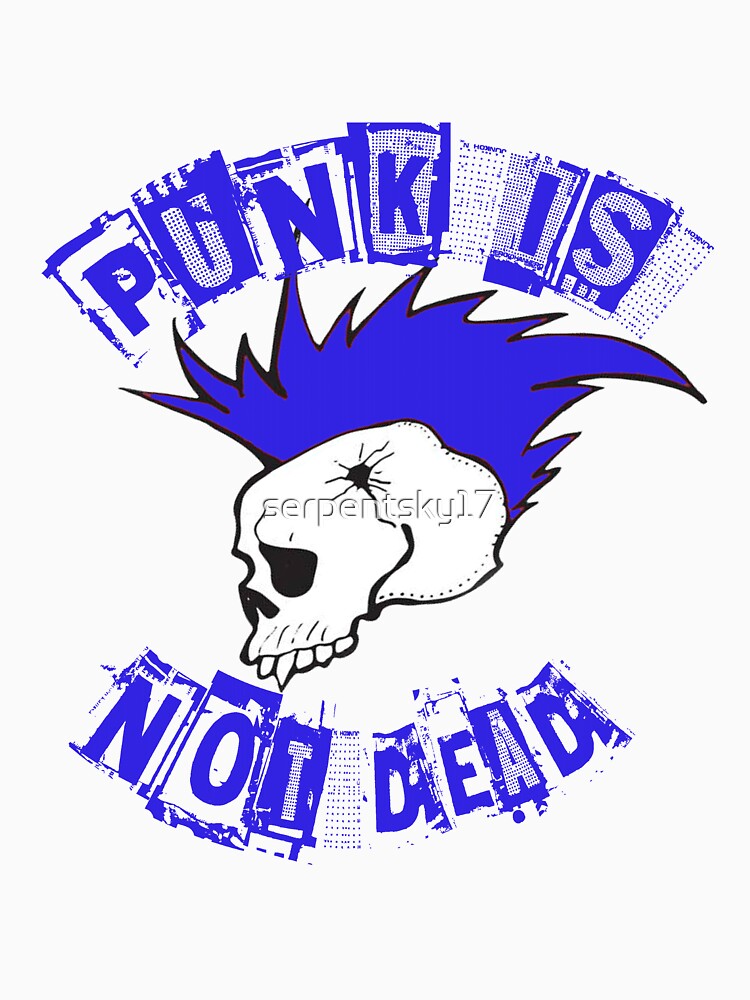 Punk Is Not Dead Skull by SerpentSkyArts