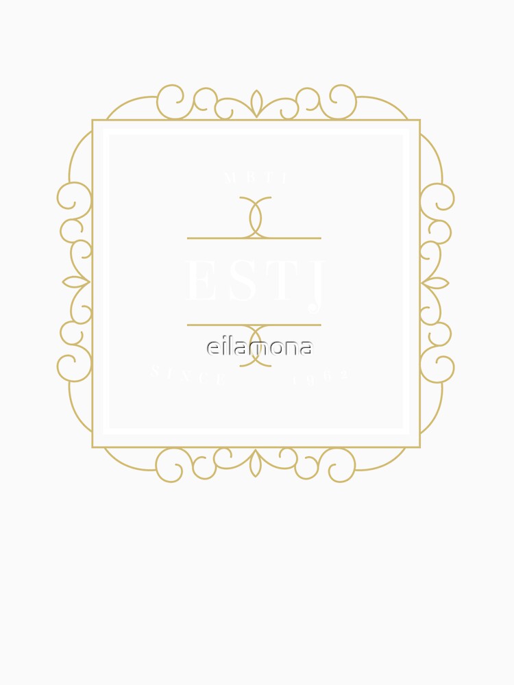ESTJ Ornamental Insignia (dark) by eilamona