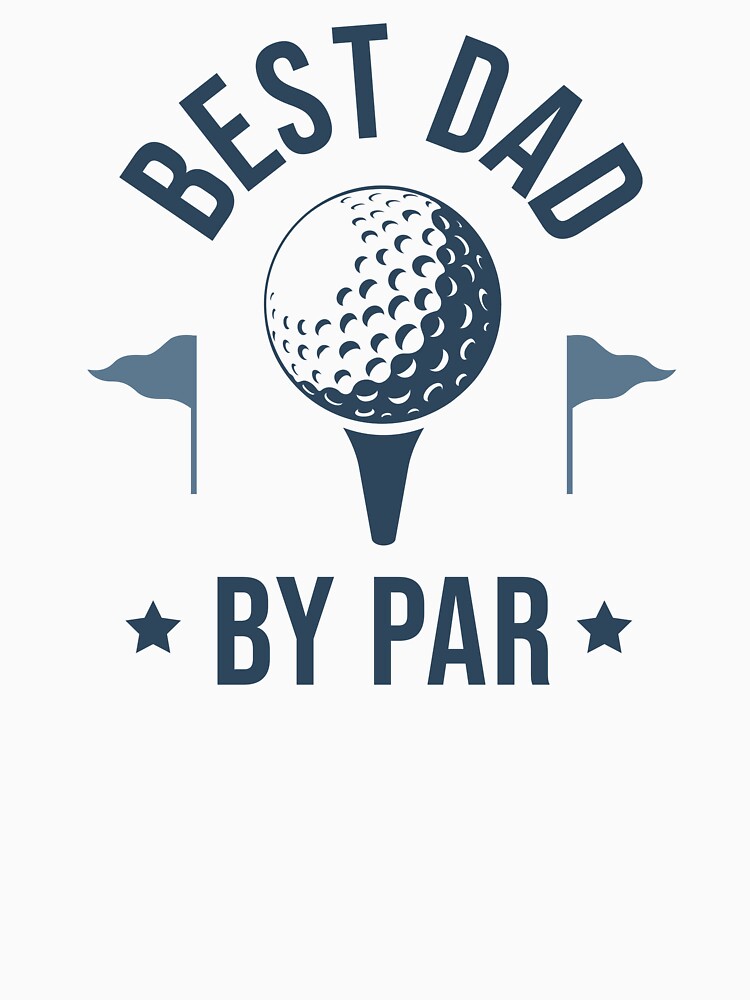 Best Dad By Par Funny Golf Dad by krystalRomanart