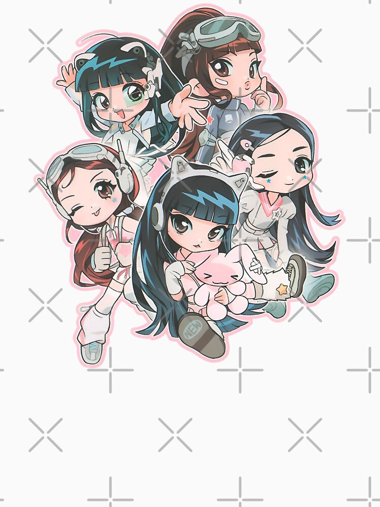 New Jeans Chibi Drawing by 2Kiddo