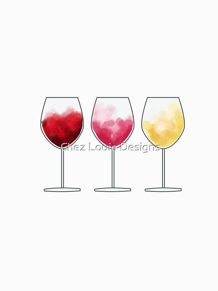 Wine Trio by Chez Louie Designs