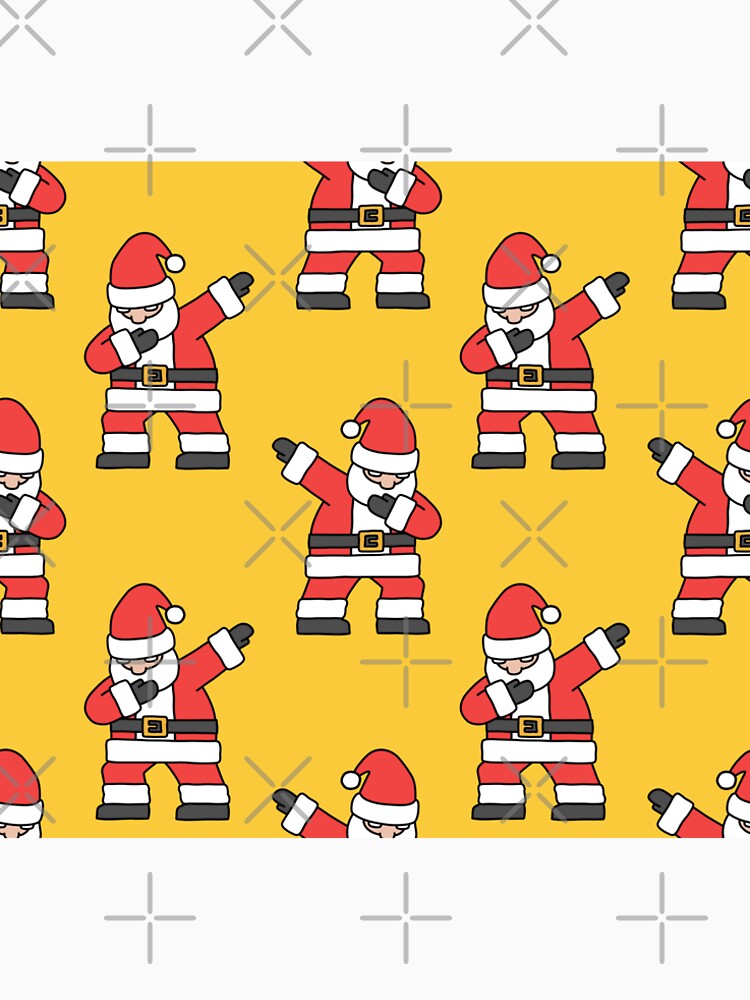 santa dabbing - yellow by littlearrow