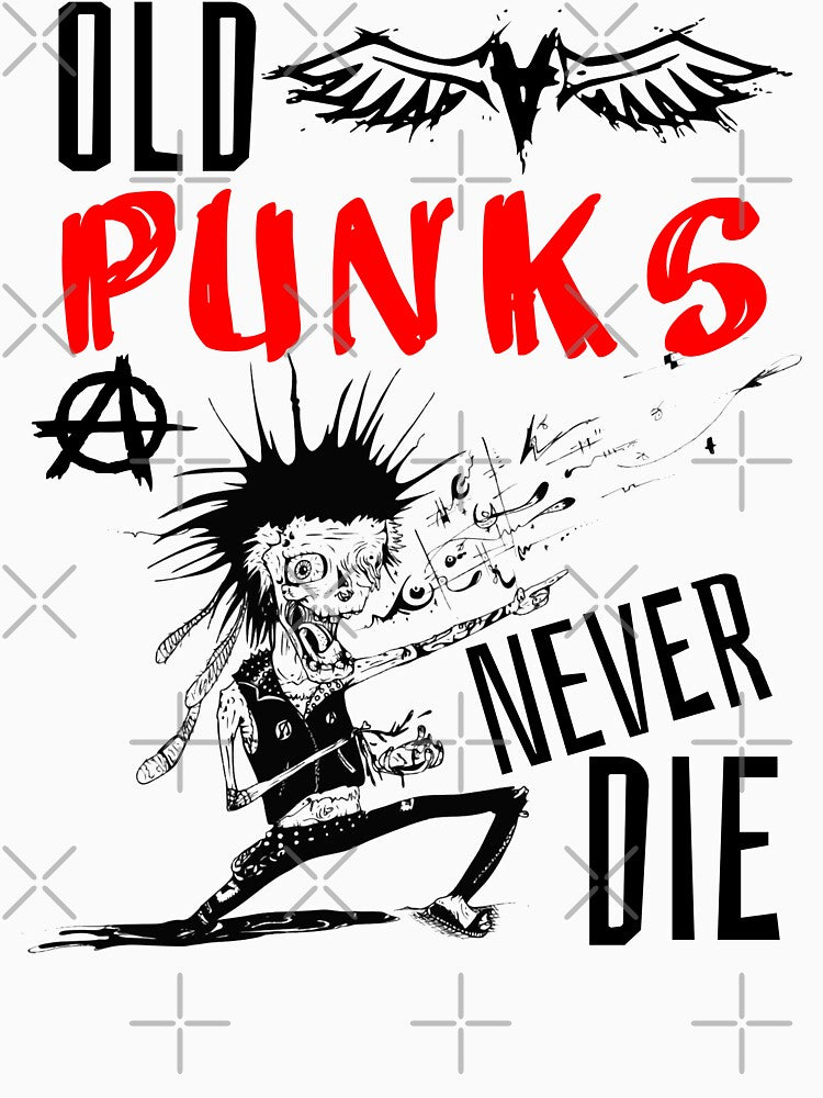 Old Punks Never Dies Zombie by Sonatablue