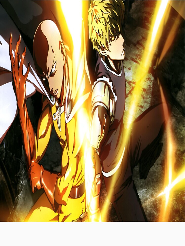 Anime Duo Power – Lightning Action Hero Aesthetic Art by SSVSTICKERS