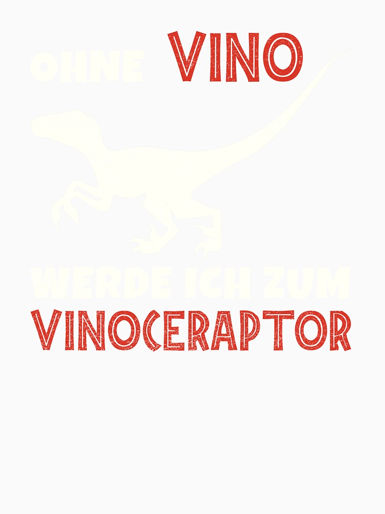Funny Vinoceraptor, Vinosaur, Wine Gift by Kuma518