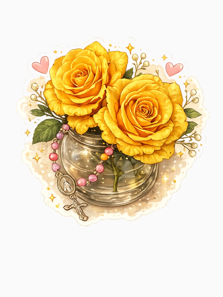 Christian Yellow Roses God Is Never Late by SIL-STUDIO