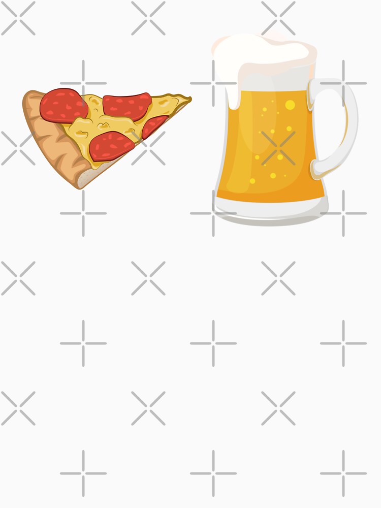 Pizza and beer by Gezwompl