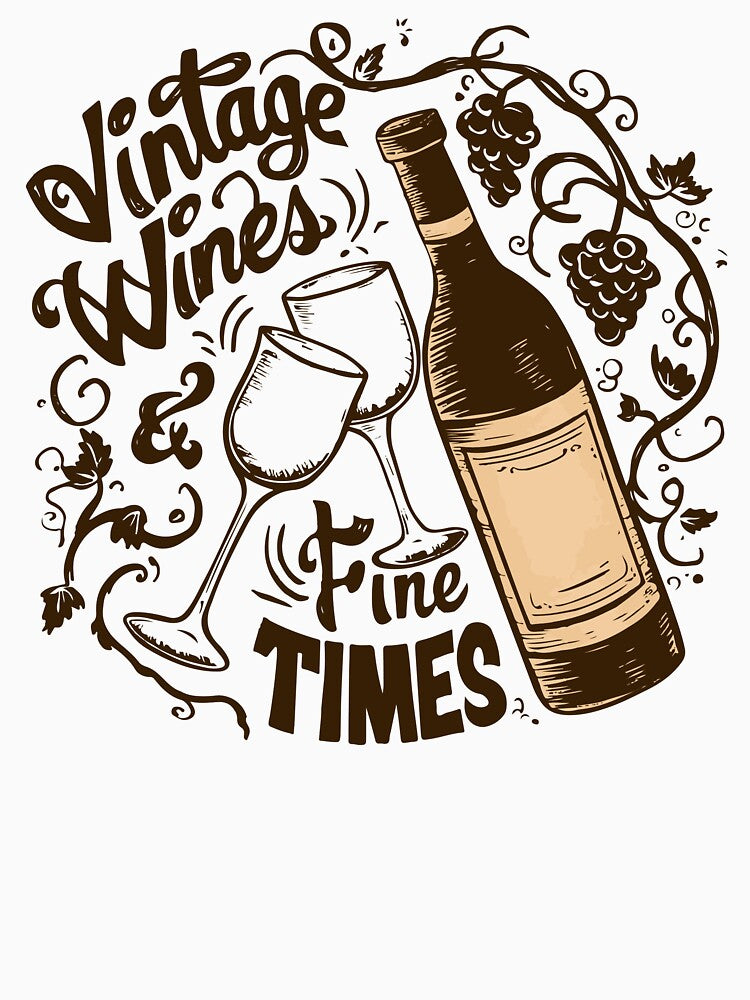 Vintage Wines Fine Times by WineandWear