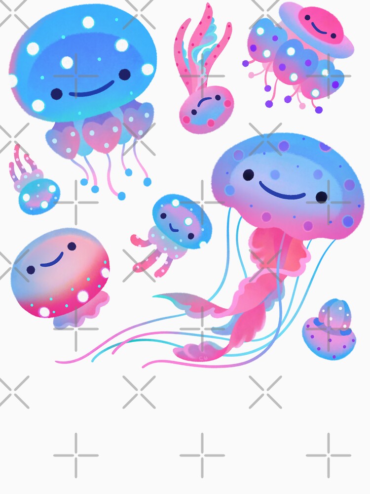 Polka dot jellyfish by pikaole