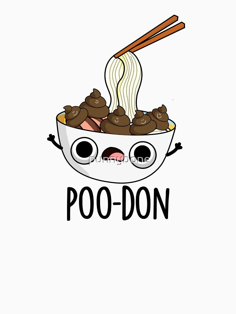 Poo-don Funny Udon Pun by punnybone