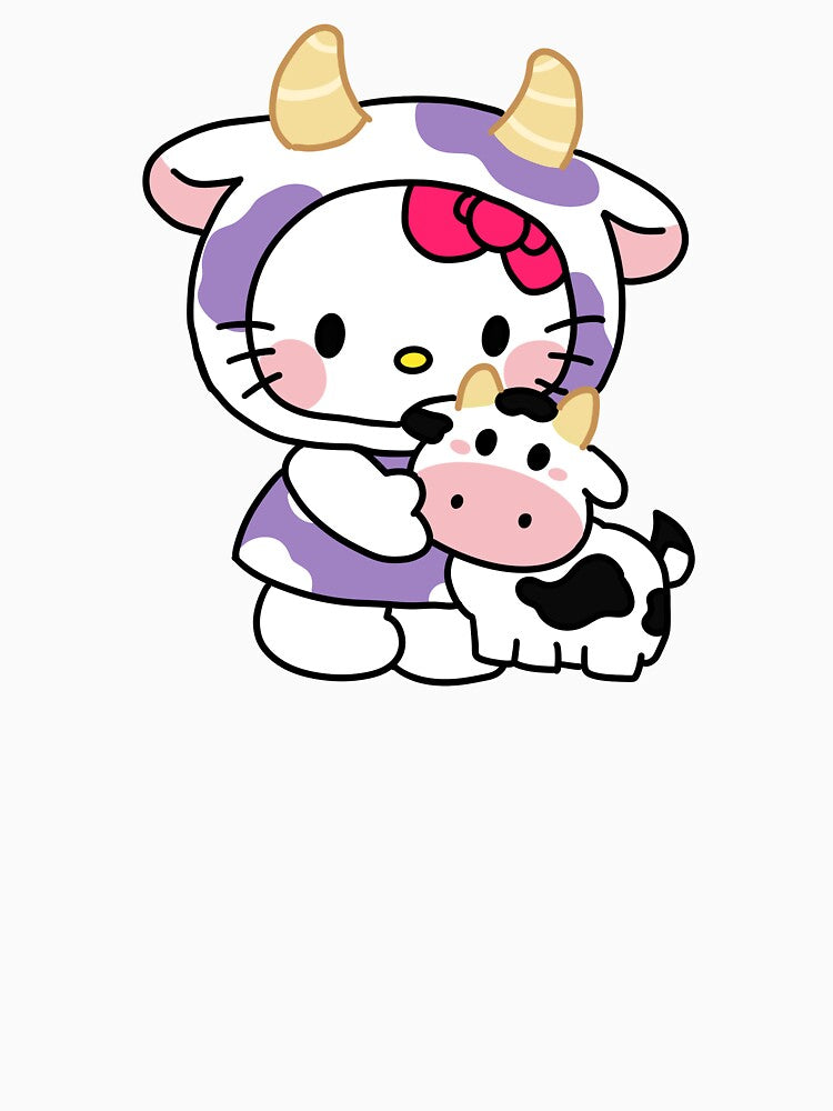 Cute Cartoon Cow Kitty by Your-Dawn