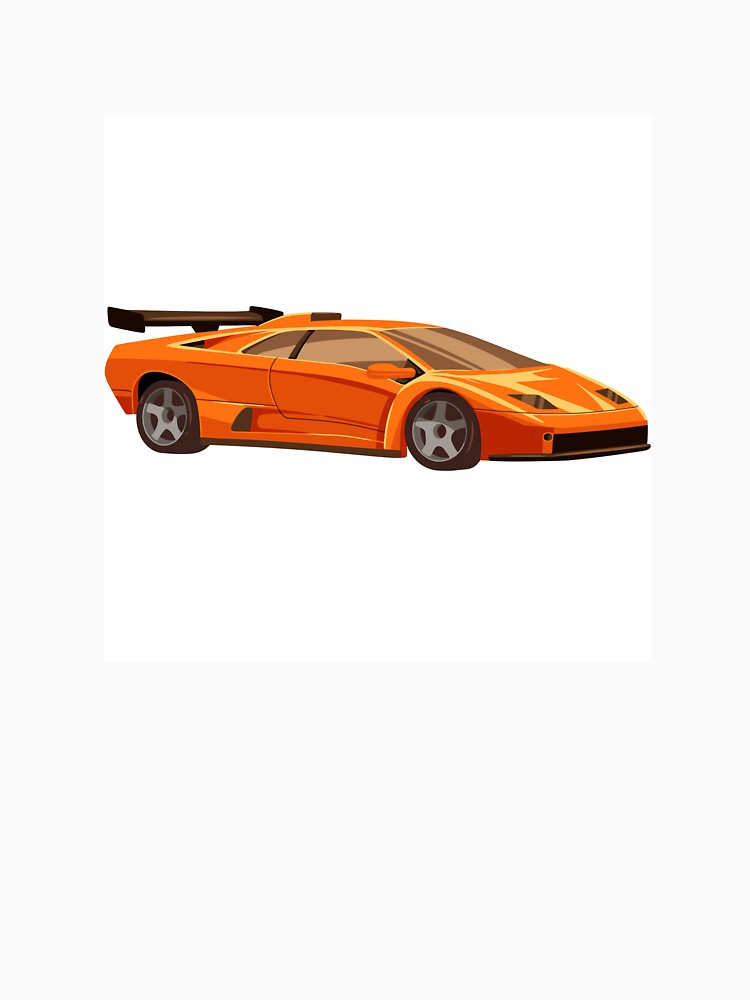 orange car by blackstarred