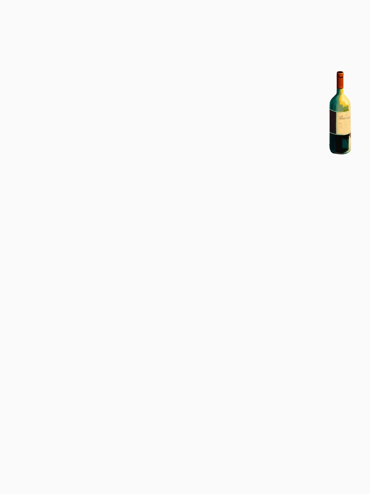 French Red Wine Bottle ! by FrenchBuddyArt