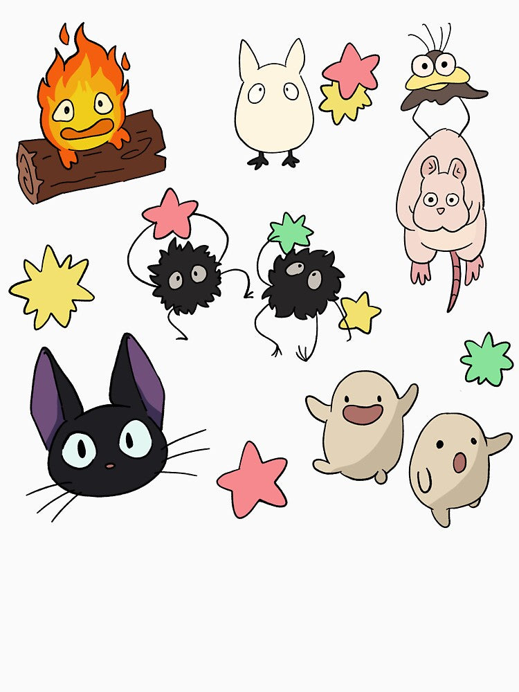 Cute Ghibli Design Pack FANART by Rojasole