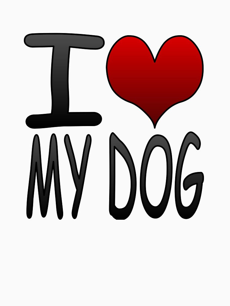 I heart my dog by eteled