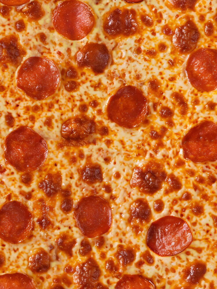 Pepperoni Pizza Pattern by GroovyRaffRaff