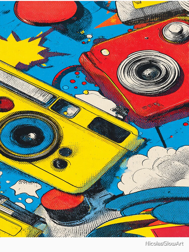 Pop Art Design, Wall Art by NicolasGlowArt