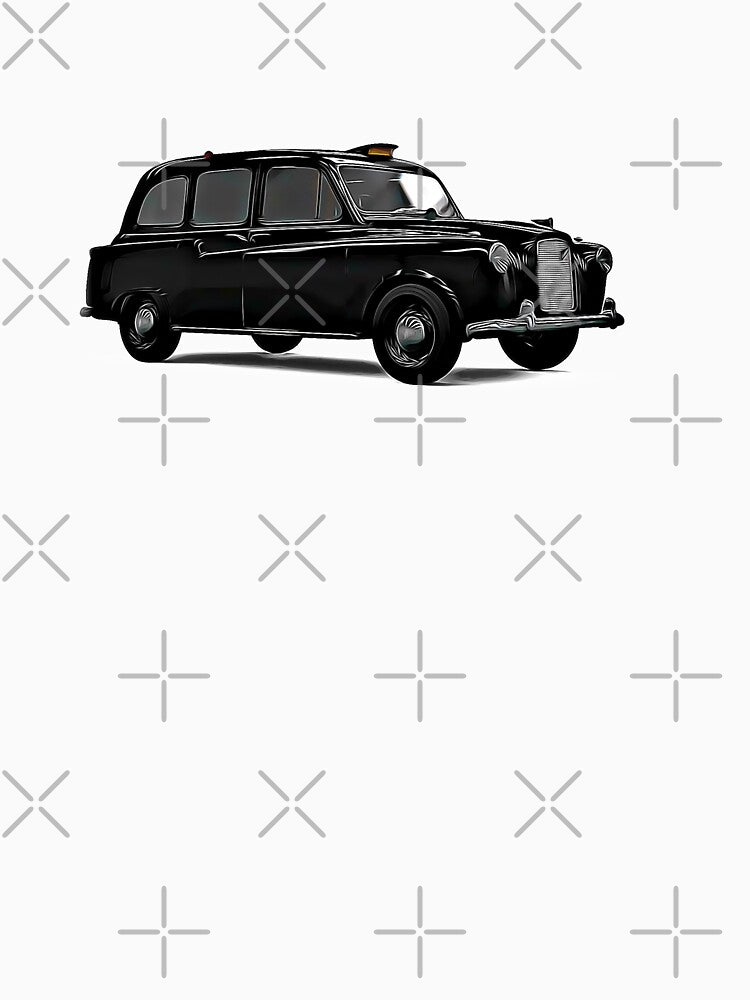 London Black Cab Cartoon by Auto-Prints