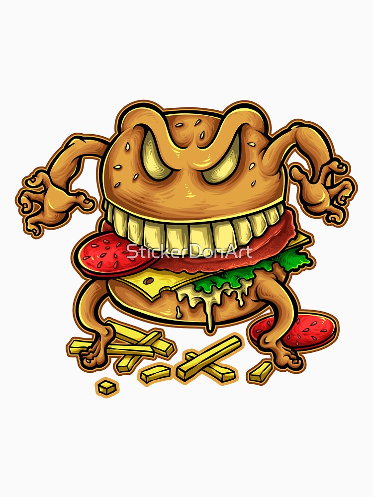 Curse Of The Burger by StickerDonArt