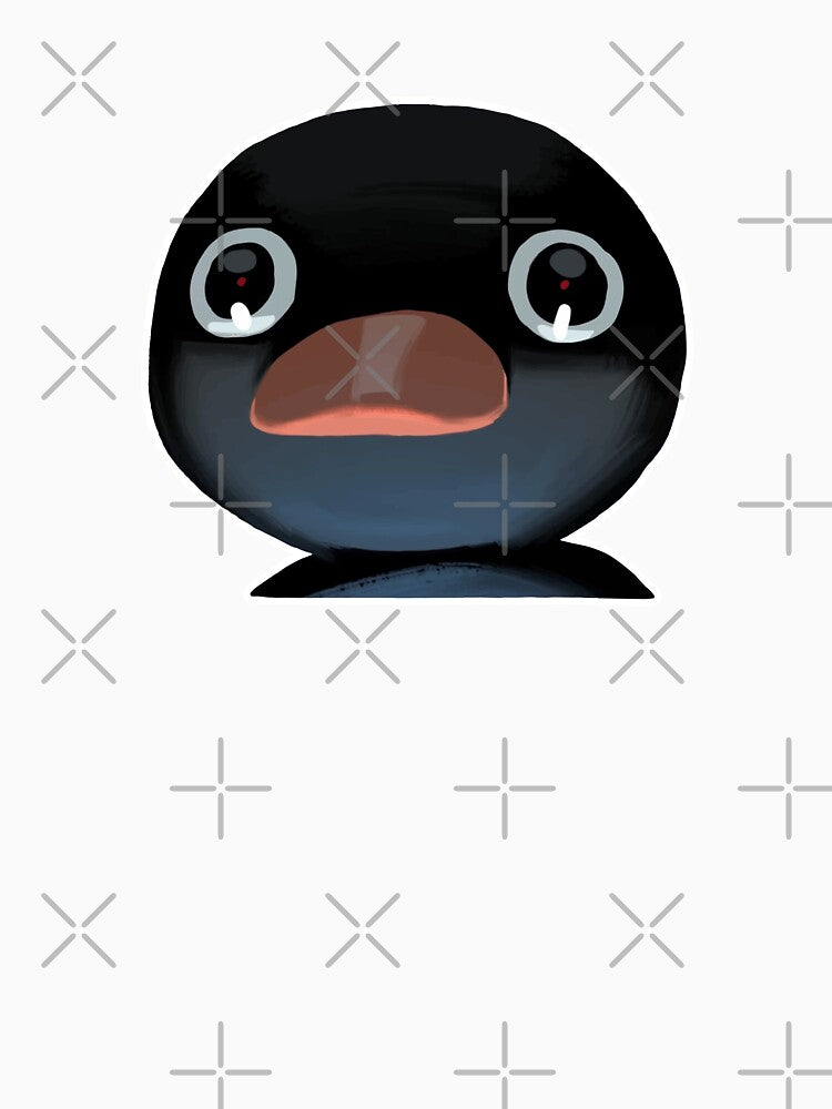 Terrified Pingu Meme (Light Blue BG) by FilipeFerreira