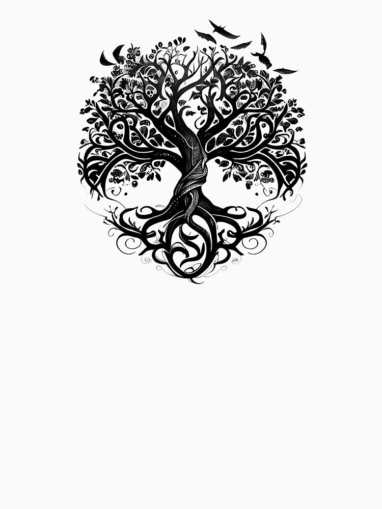 Tree of Life Tribal Tattoo by ShadowAndSlate