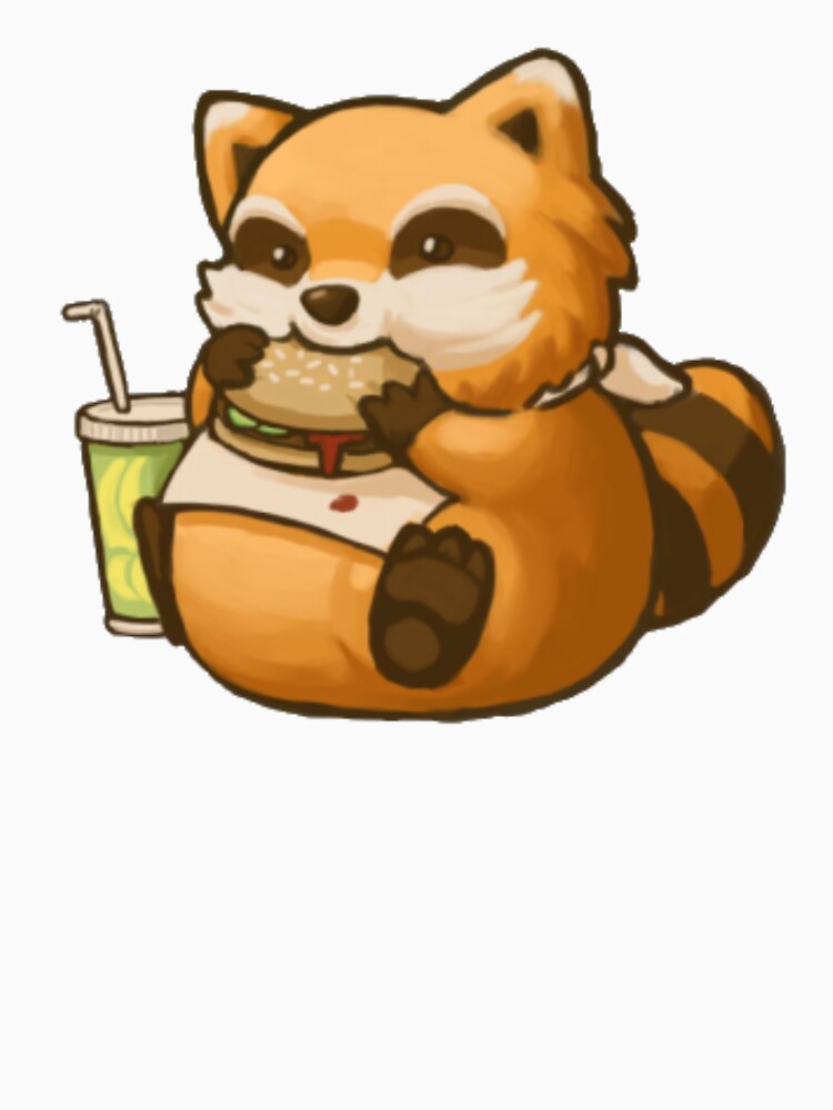 Funny Fat Spiffo eating Burger by URBANHEROMEN
