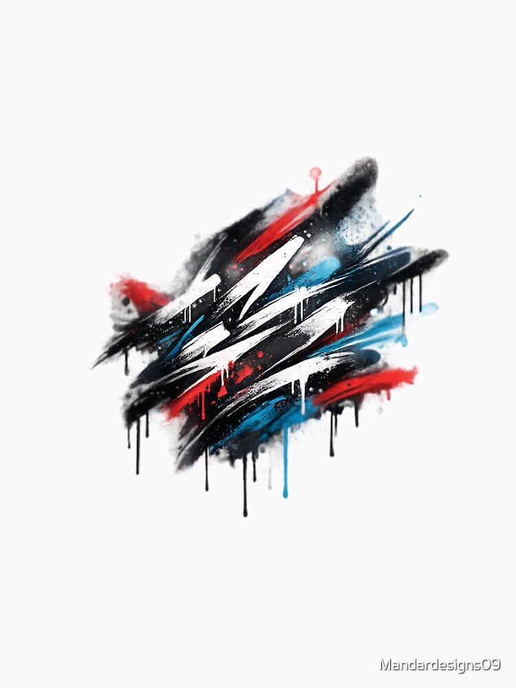 Urban Graffiti – Modern Streetwear Art for Premium Hoodies & Tees by Mandardesigns09