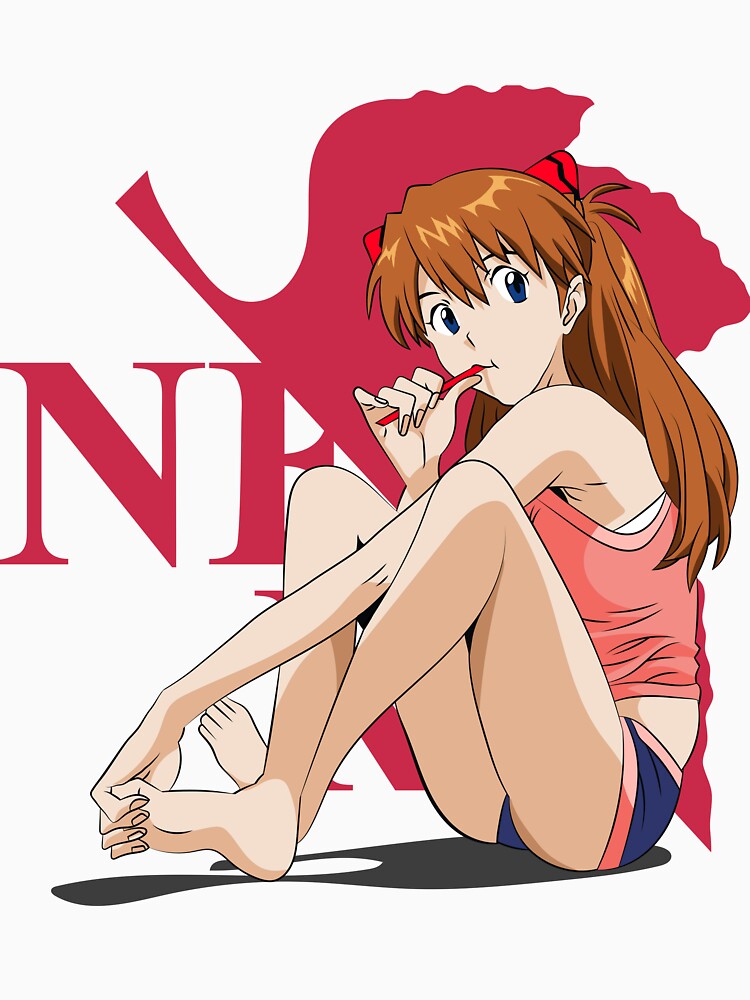 Asuka brushing her teeth by AgusPiscitelli