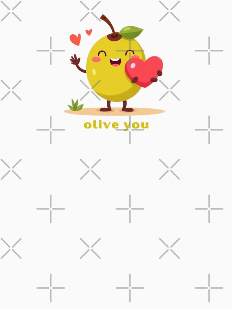 Olive You - Cute Pun | TeeHee Puns Funny Design by TeeHee Puns