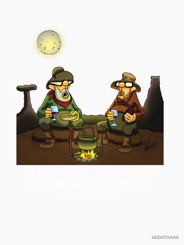 Funny Spectickles Cowboy Wine Pairing Humor by abbottoons