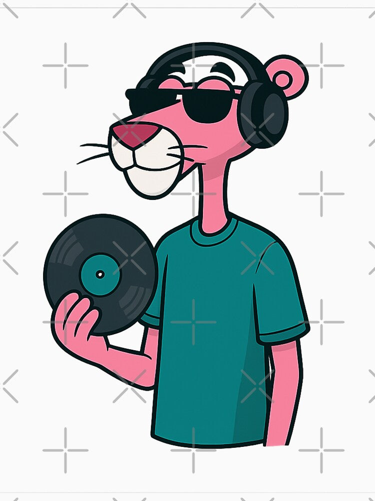 Vinyl Vibes: Pink Grooves by Kru-arty