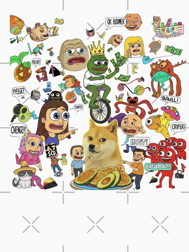 Chaotic-Meme classic tshirt and sticker by anandsiva2703