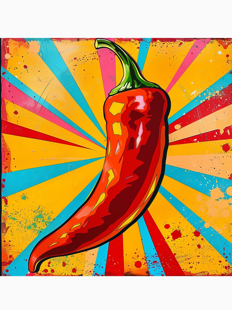 Chilli Pop Art 4 by AstroRisq
