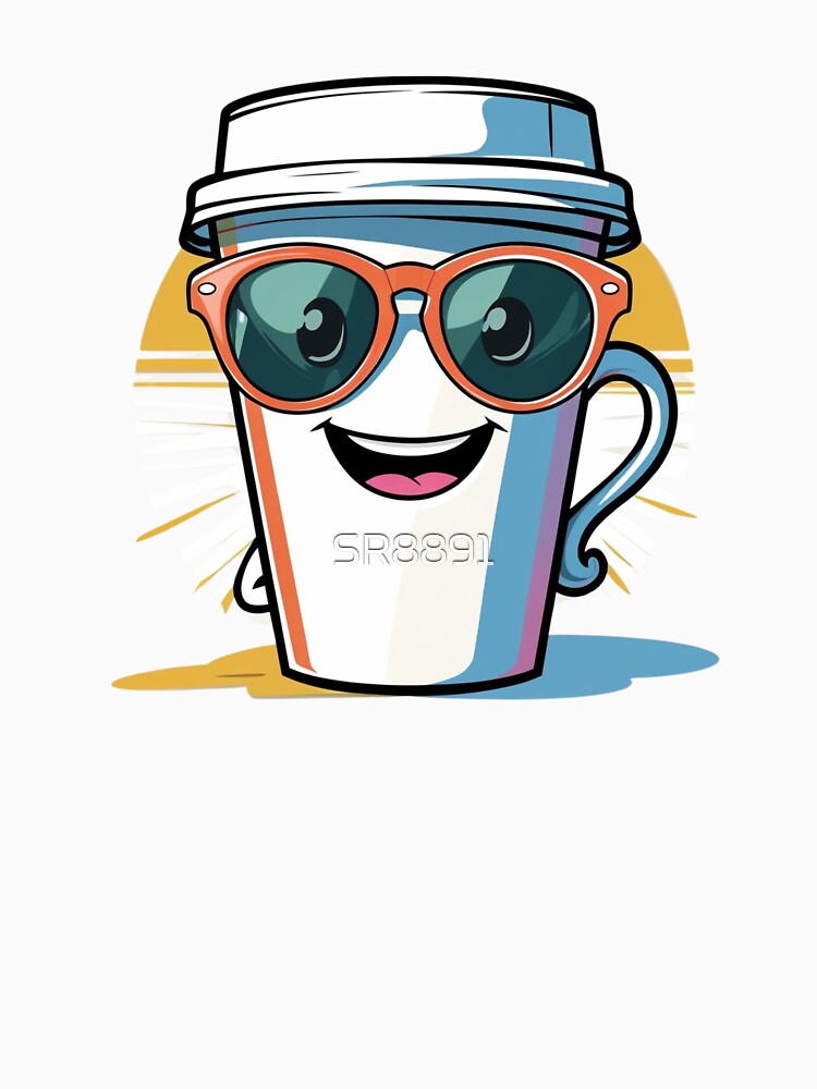 Coffee Theme Cool Coffee Cup Sunglasses by SR8891