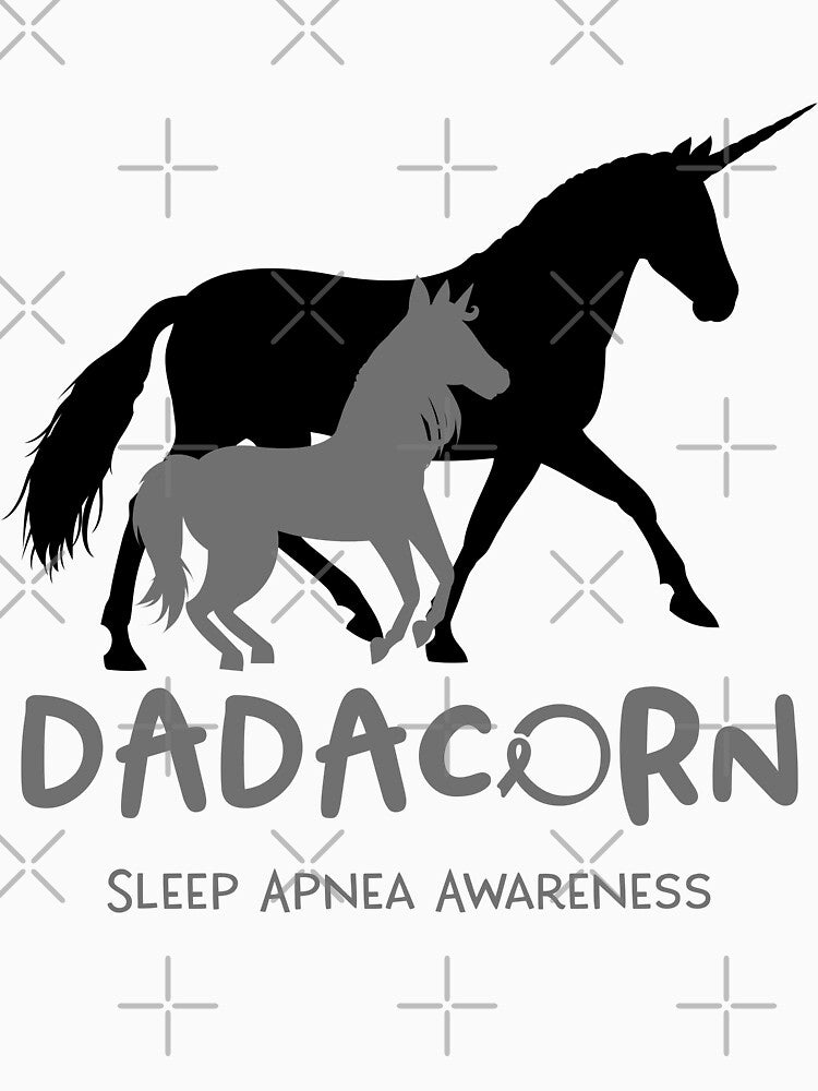 Sleep Apnea Awareness Dad Unicorn Dadacorn Support Sleep Apnea Warrior by RunningShop