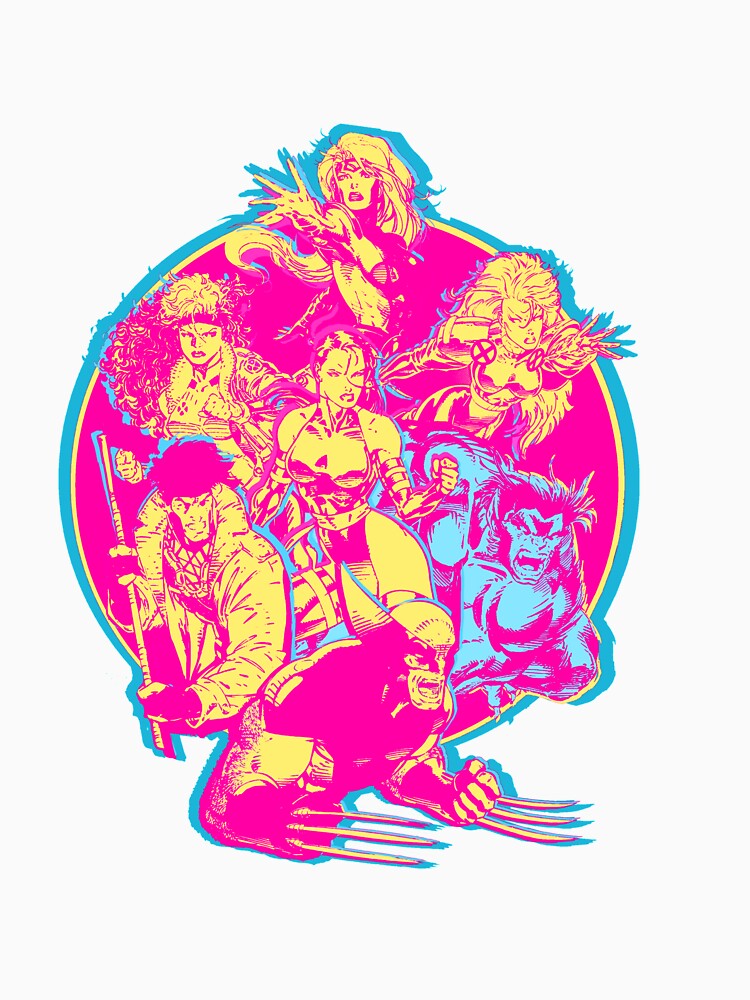 90’s Retro Jim Lee X-Men Group by PopCults