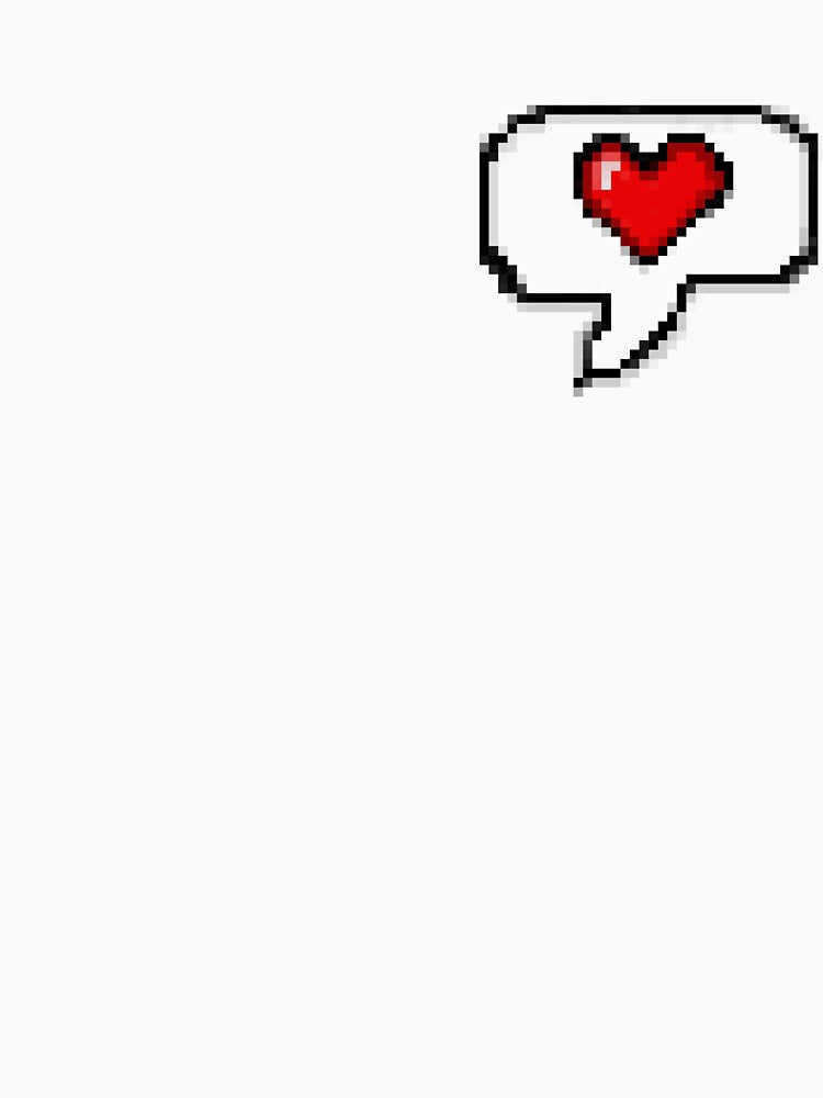pixel heart text by islerva