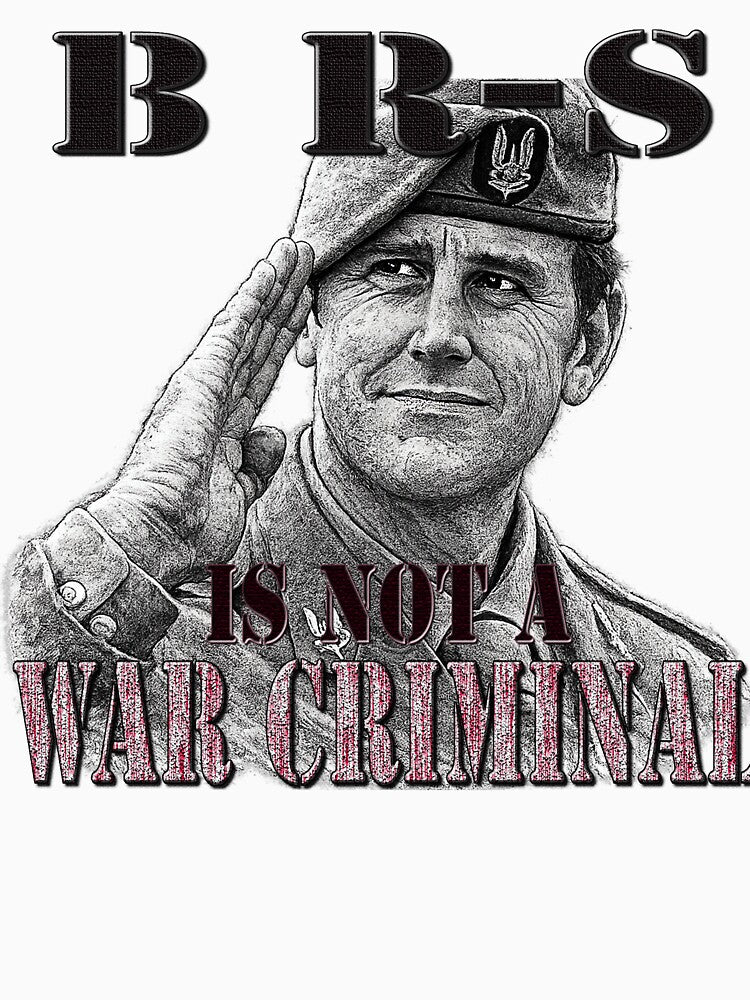 Ben Robert-Smith BRS is NOT a War Criminal by Huskyyy Designs