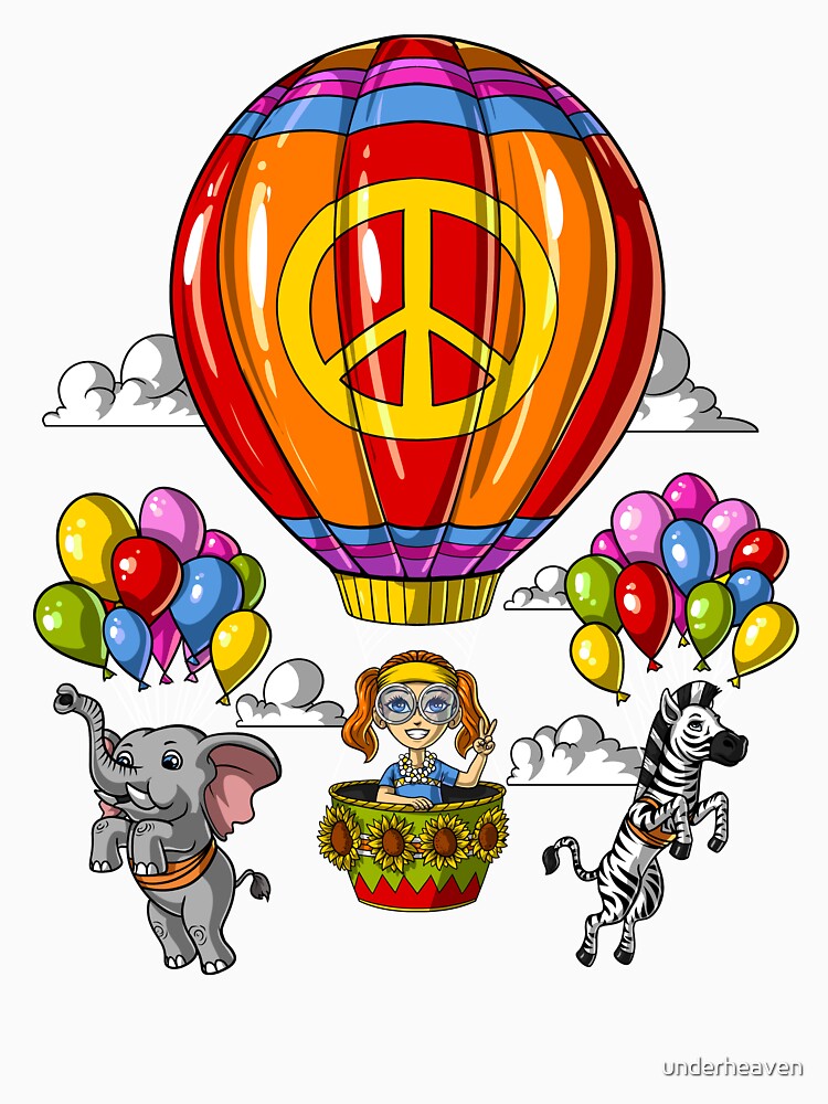Hippie Hot Air Balloon by underheaven