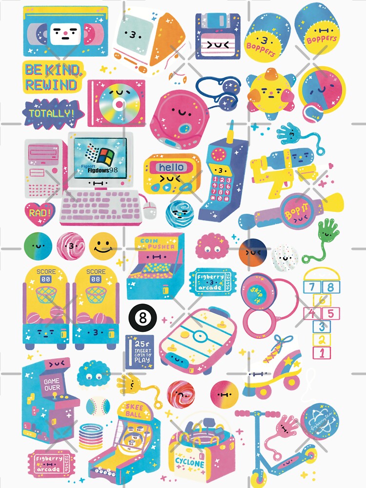 I love the 90s by Figberrytea