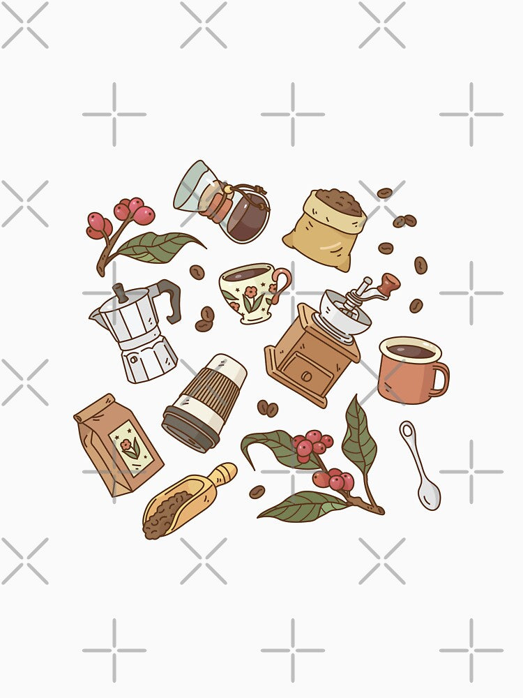 Coffee Break Pattern by Miri-Noristudio