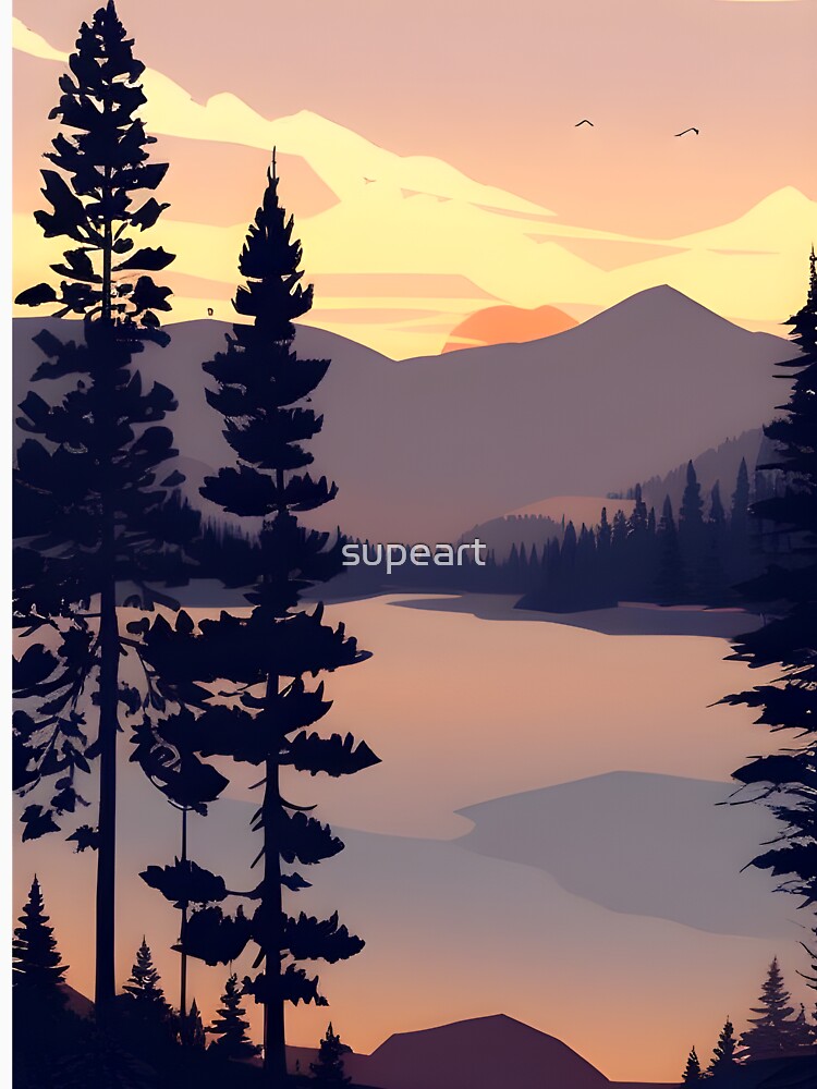 Shop Our High-quality Selection of Outdoor Tree View Prints by supeart
