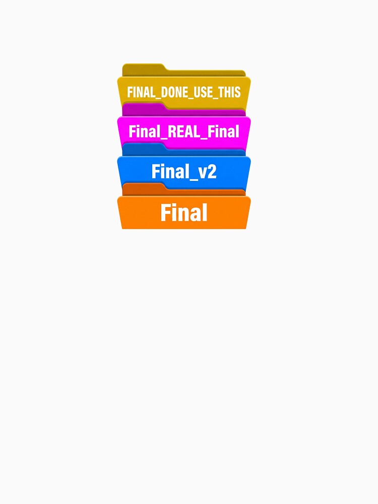 Funny Graphic Designer Final File Name Folders Humor by AkDesign022