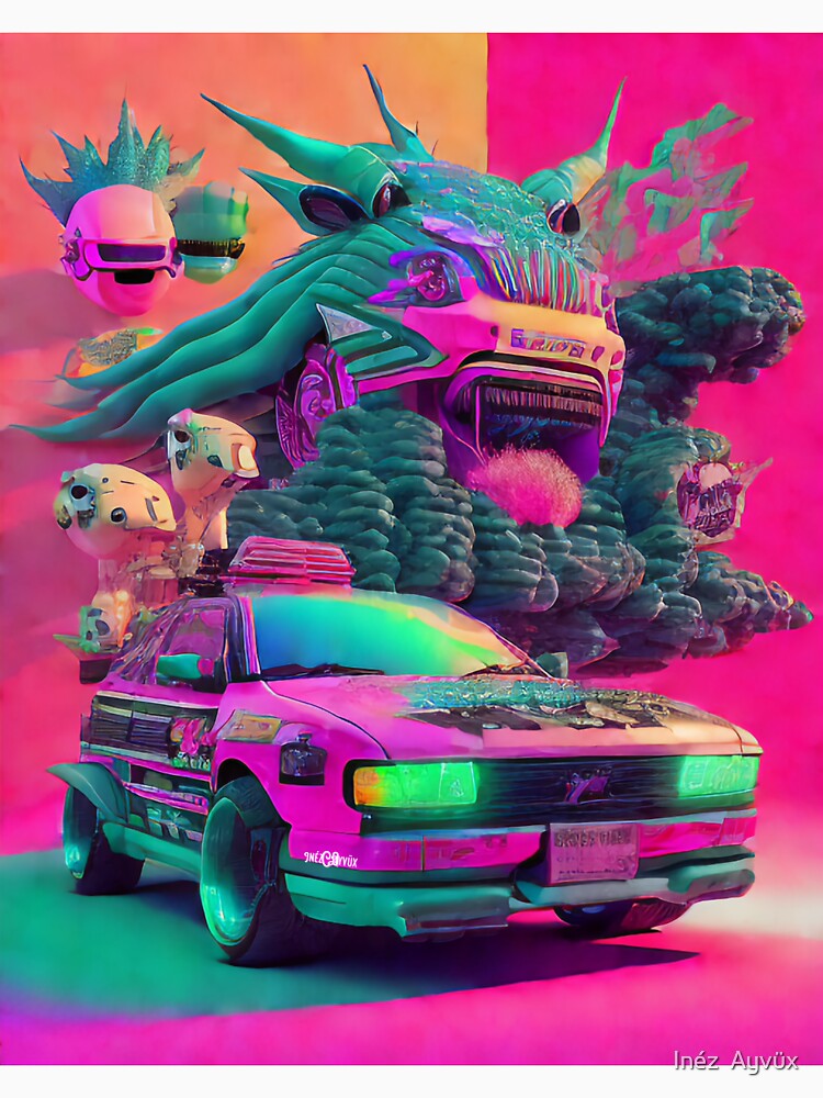 Martians in a Classic Car by Inéz  Ayvüx