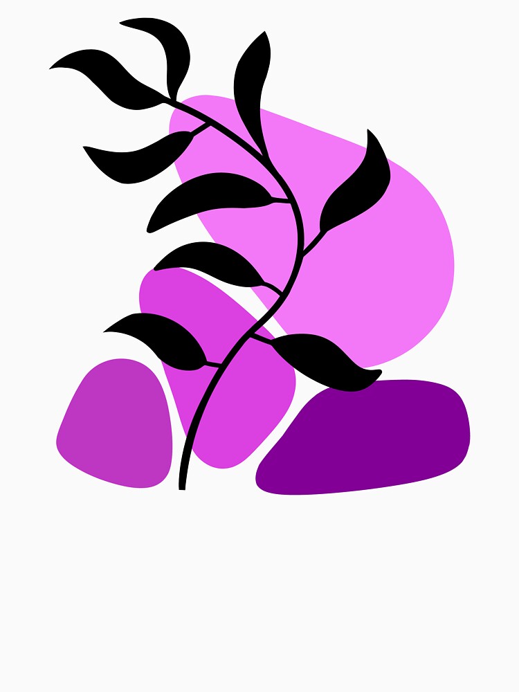 Whimsical Purple Boho Minimalism by Sartoris Art