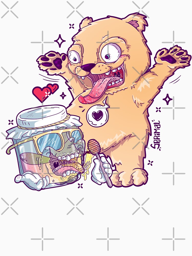 I love you beary much honey and bear pun by SPIRIMAL
